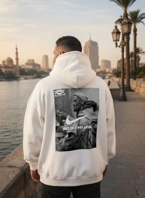 " Just do it but later ! " - Hawiya's Limited Edition Premium Oversized Hoodie